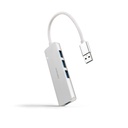 Nanocable Hub USB 3.0 4 x USB 3.0 10cm. Gris