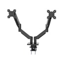 COOLBOX Soporte dos Monitores Brazo Neumático