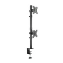 Tooq DB1233TNV-B Soporte mesa 2 brazos vertical
