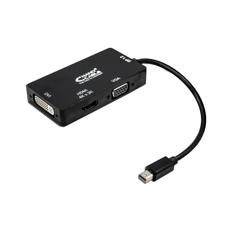 Nanocable Conversor Mini Displayp/VGA/DVI/HDMI 3E