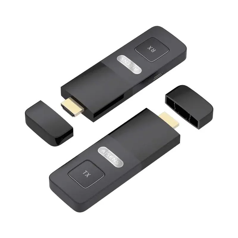 Aisens Adaptador HDMI Inalám 1080P 30 metros Negro