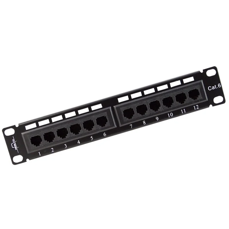 Monolyth Patch Panel 12 Puertos 10" UTP Cat. 6