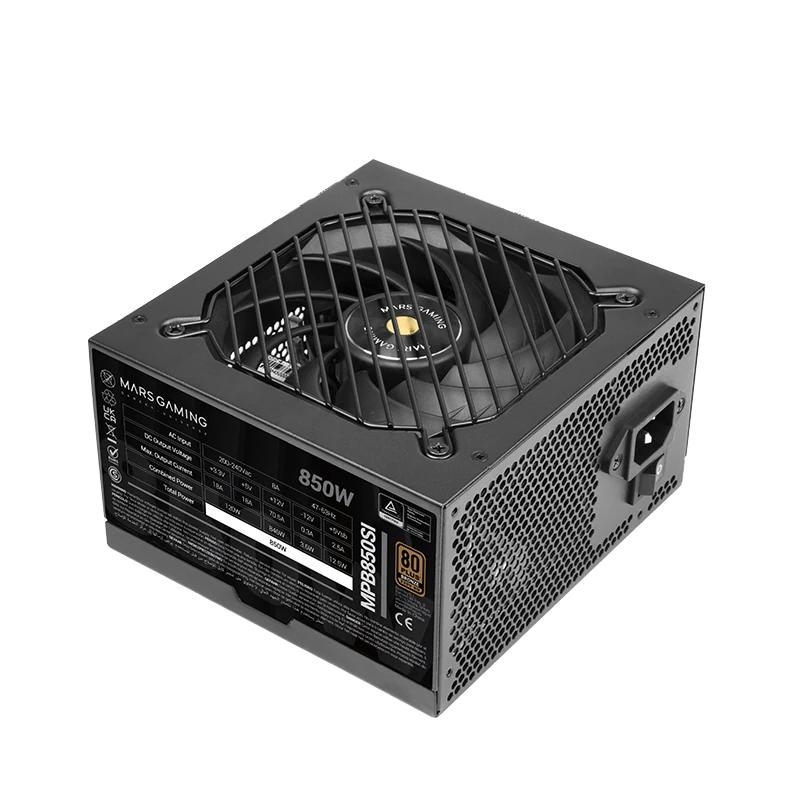MARS GAMING PSU 850W,DC-DC & SMD TECH,7A GARANTÍA