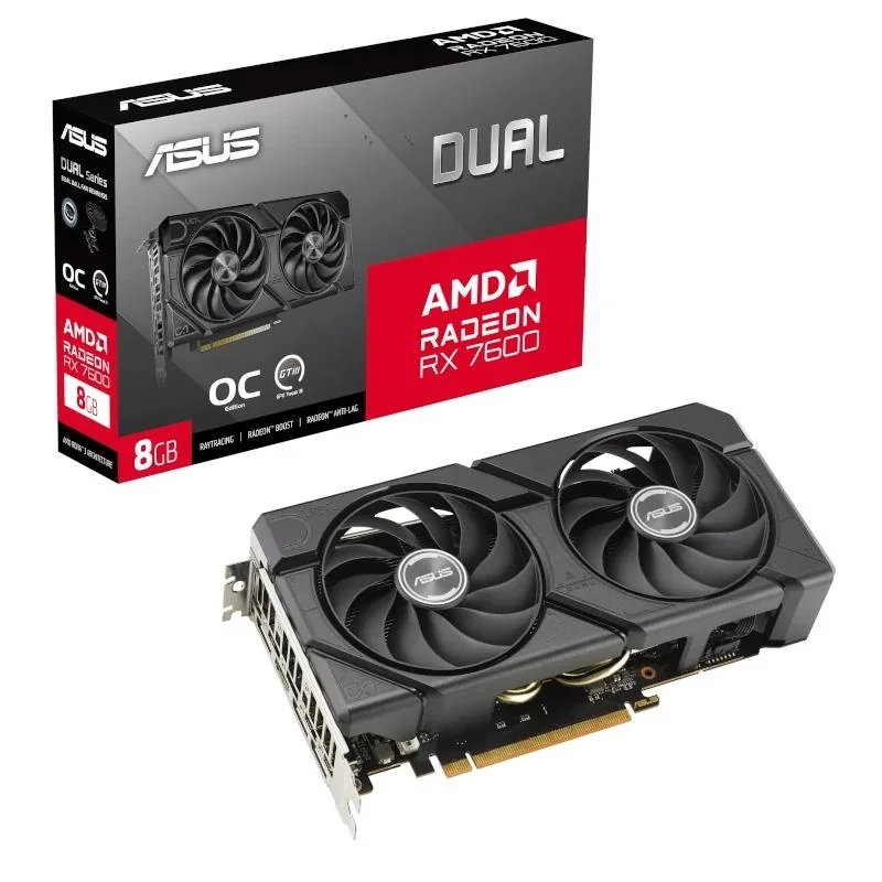 ASUS VGA AMD DUAL RX 7600 O8G EVO 8GB DDR6