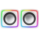 MARS GAMING Altavoces MSCUBE Premium 8W White
