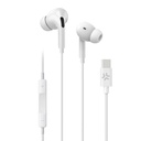 Celly Auriculares cable Usb-C Blanco