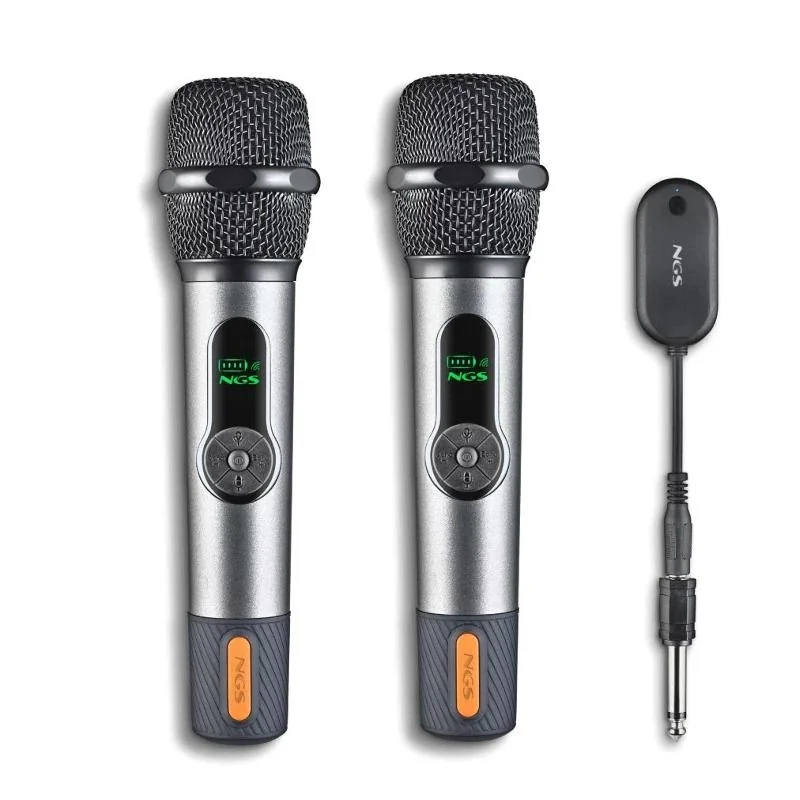 NGS Micrófonos inalámbricos Vocales Pack 2