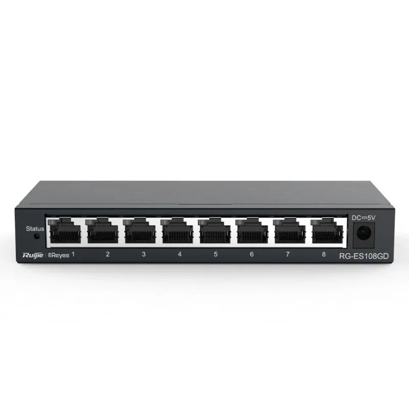 Reyee Unmanaged Switch 8xGb RJ45 Steel Case