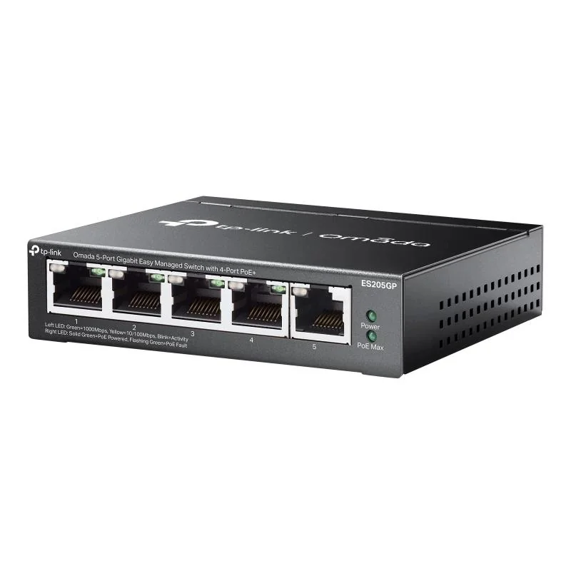 TP-Link ES205GP Switch 4xGb PoE+ 1xGb 65W Desktop