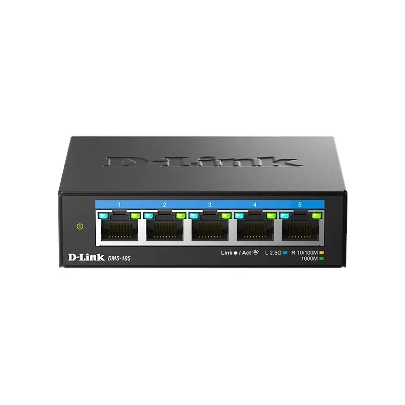 D-Link DMS-105 5x2.5MGb Unmanaged Switch