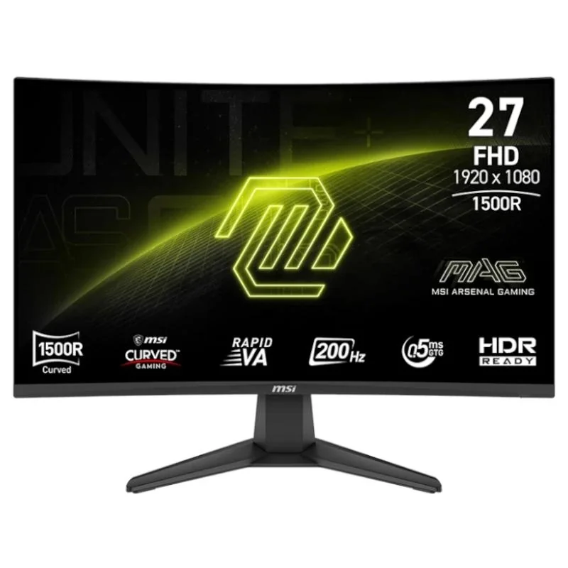 MSI MAG276CF E20 Monitor 27" FHD 200Hz 0.5ms curv