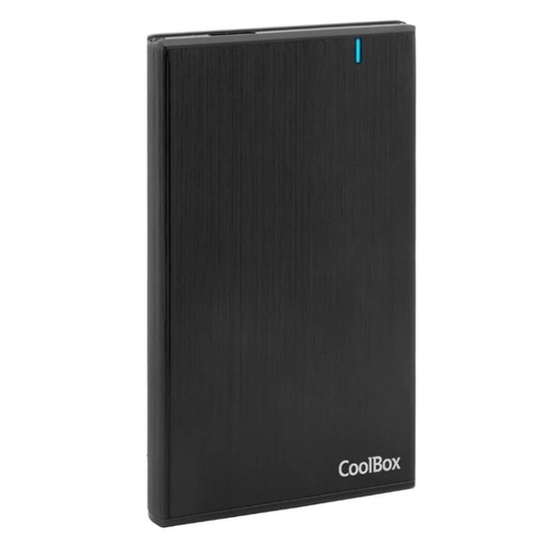 [AAACET0283] CoolBox Carcasa HDD/SSD 2.5" Slim A2540 Alum.Negro