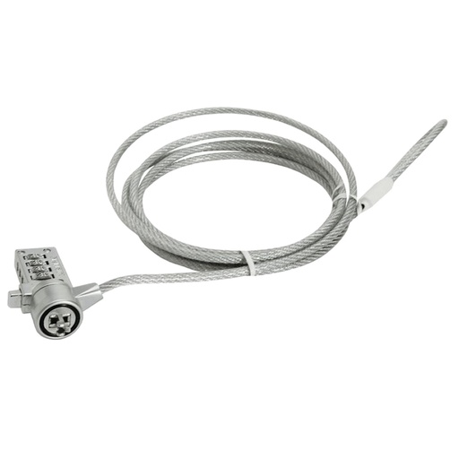 [AAOAAC0087] Gembird Cable de Seguridad Portátiles (4 dígitos)
