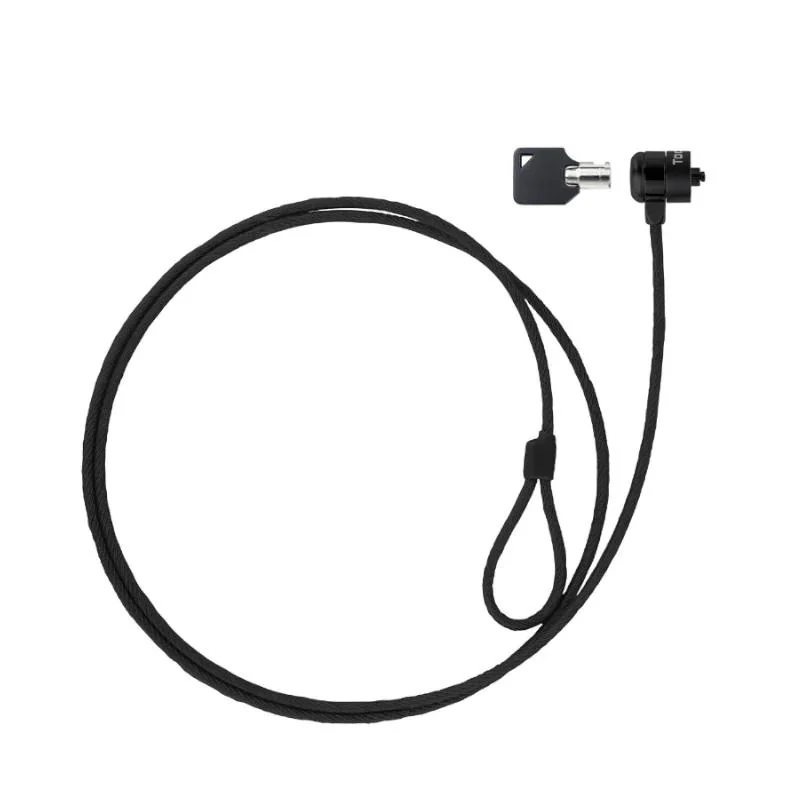 [AAOAAC0155] Tooq Cable de seguridad con llave portátiles Gris