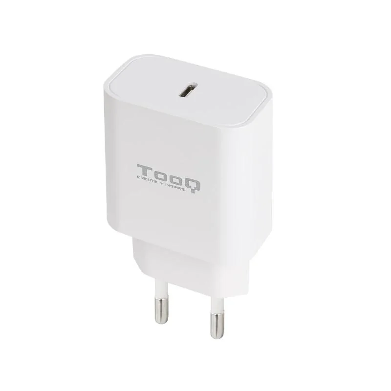[AATCAT0360] Tooq Cargador pared USB-C PD3.0 20W Blanco