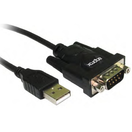 [APTAPC0510] approx APPC27 Adaptador USB A SERIE DB9M  0,75 M.