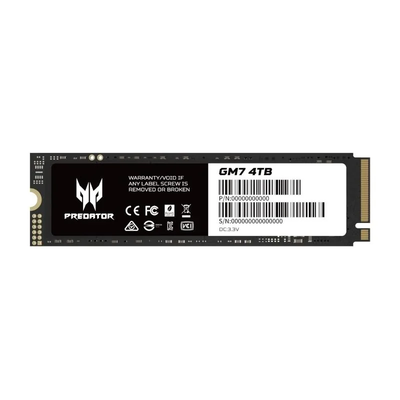 [IAIDSO0736] ACER PREDATOR SSD GM7 4Tb M.2 NVMe PCIe Gen 4x4