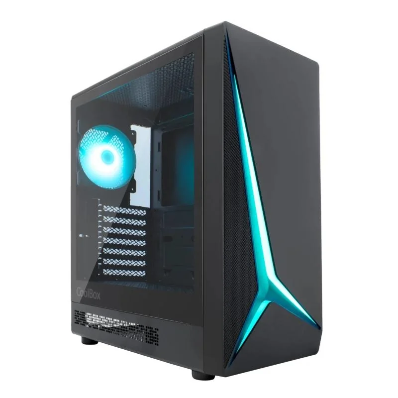 [ICACSM0853] Coolbox Caja Gaming ATX GA450 STARLIGHT Black