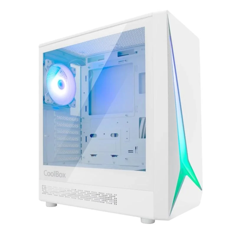[ICACSM0854] Coolbox Caja Gaming ATX GA450 STARLIGHT White