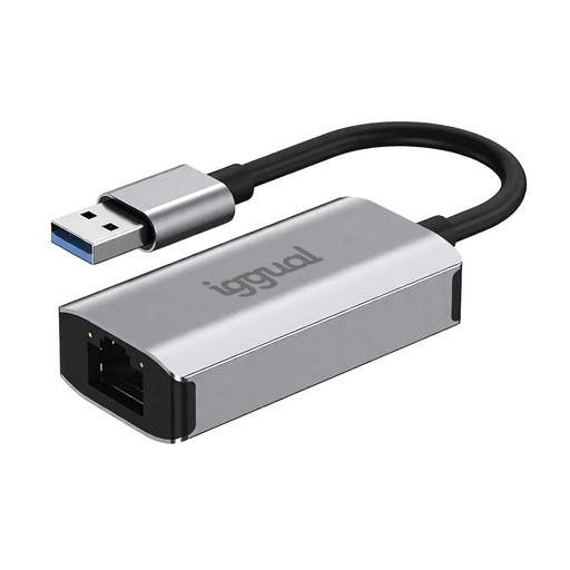[NADACA0223] iggual Adaptador USB-A 3.0 a RJ45 Gigabit