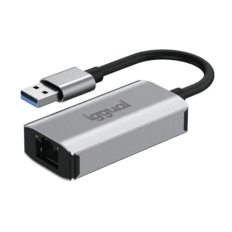 [NADACA0223] iggual Adaptador USB-A 3.0 a RJ45 Gigabit