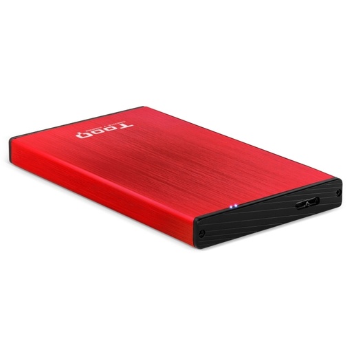 [AAACET0232] Tooq TQE-2527R Caja HDD 2.5" USB 3.1 Gen1/USB 3.0