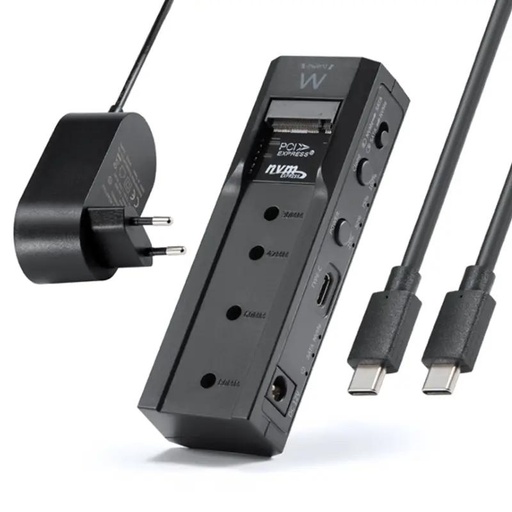 [AAACEM0026] EWENT EW7065 Clonador Dual bay HDD/NVMe M2 SSD