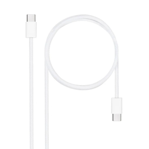 [AAOAAC0182] Nanocable Cable USB-C 2.0 60W USB-C/M-M, 1m