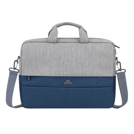 [AAOABT0738] RIVACASE 7532 Grey/blue Prater Maletín 15,6" gris-