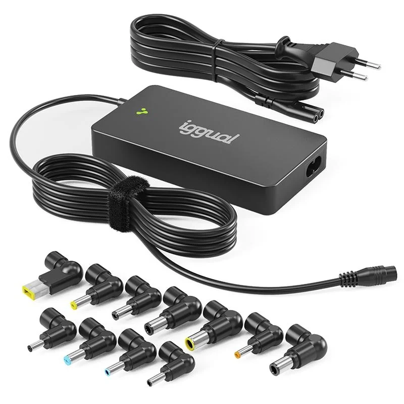 [AAOACR0264] iggual Cargador Universal Slim CUA-S-11T-90W