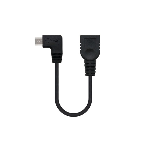 [AAOATI0282] Nanocable Cable USB 2.0 OTG Tipo Micro B/M-A/H15cm