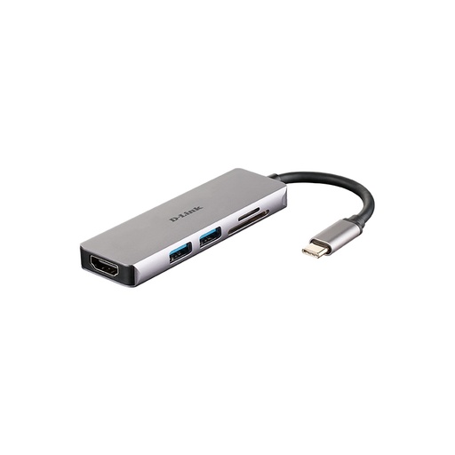 [AAOAUS0163] D-Link DUB-M530 Hub HDMI/2USB 3.0/USB-C/SD/MicroSD