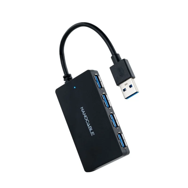 [AAOAUS0187] Nanocable Hub USB 3.0 con 4 Puertos de USB 3.0