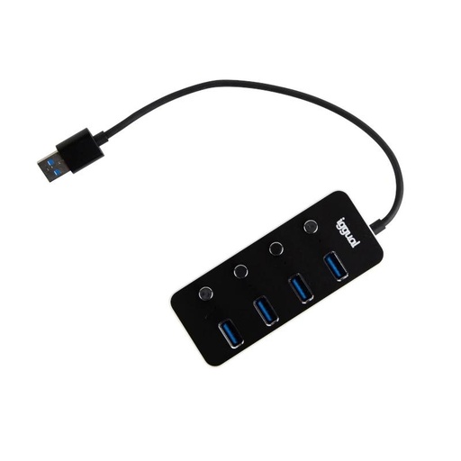 [AAOAUS0198] iggual Hub tipo A x 4 puertos USB 3.1 4BUTTONS