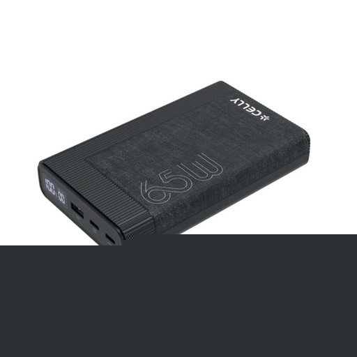 [AATBPT0364] Celly Powerbank PD65W 20000 mAh 65w EVO Negra