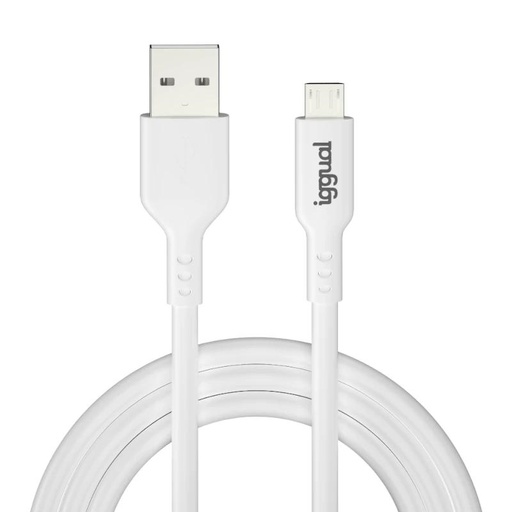 [AATCAT0298] iggual cable USB-A/micro-USB 100 cm blanco