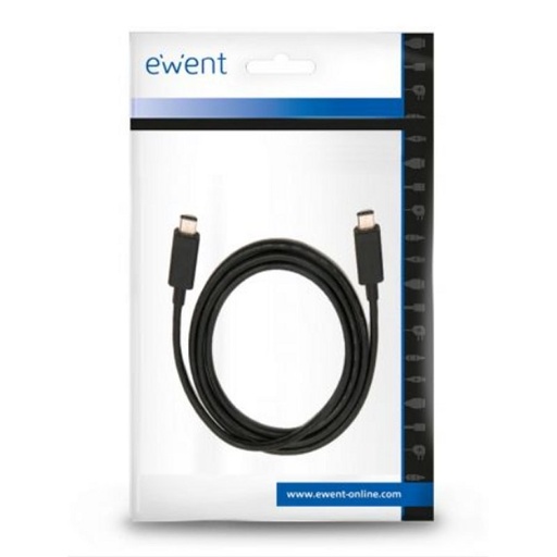 [AATCAT0312] Ewent Cable USB-C Carga Rápida 60W 10Gbps,4K 1m