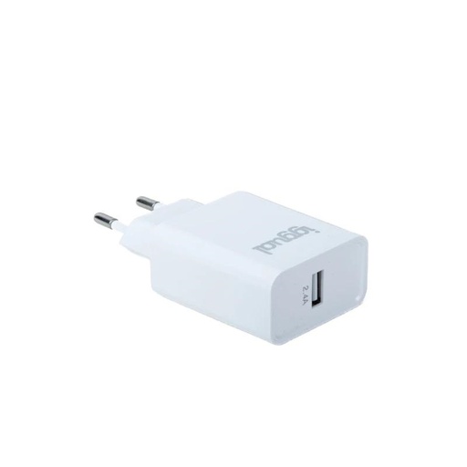 [AATCAT0339] iggual Cargador de pared 1xUSB 5V/2.4A (12W)