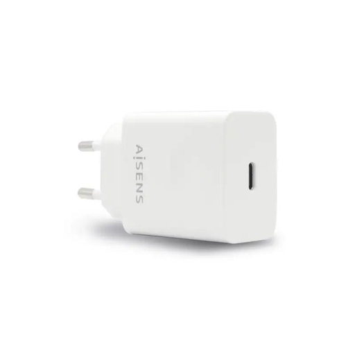 [AATCAT0469] Aisens Cargador USB-C PD3.0 1xUSB-C 20W Blanco