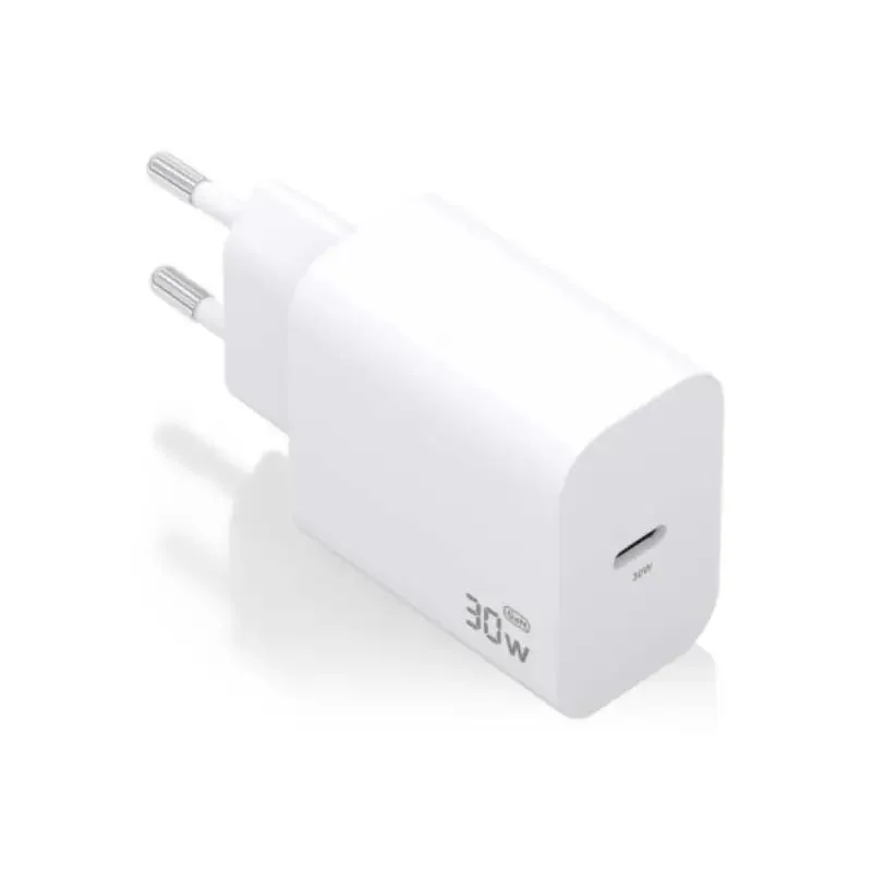 [AATCAT0501] Aisens Cargador GaN 30W 1xUSB-C PD3.0 Blanco