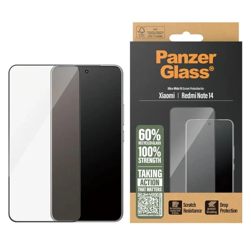 [AATFYC3544] PanzerGlass Screen Protector Xiaomi Redmi Note 14