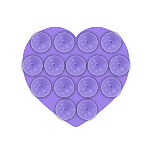 [AATFYC3587] Celly Ventosa corazón Morado