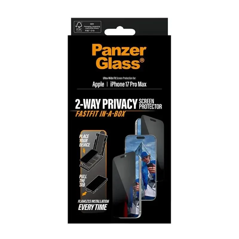 [AATFYC3606] PanzerGlass Privacy Protector iPhone 17 Pro Max