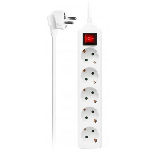 [AELREG0049] EWENT EW3916  Regleta 5 Tomas / 1 interruptor 1.5m