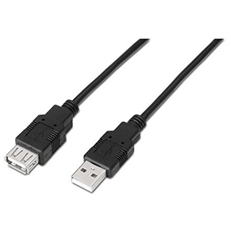 [AIEACI0030] Nanocable Cable USB 2.0 Tipo-A M/H P Negro 1,8 m