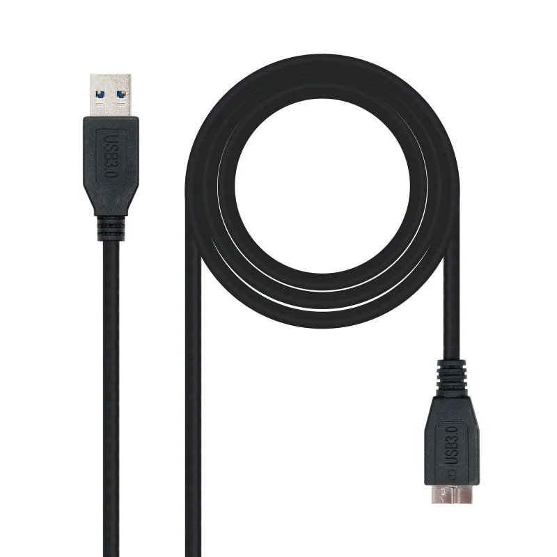 [AIEACI0041] Nanocable Cable USB 3.0 Tipo A/macho-MicroUsb/B 1m