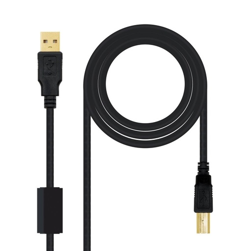 [AIEACI0079] Nanocable Cable USB 2.0 Impresora Ferrita  2.0 M
