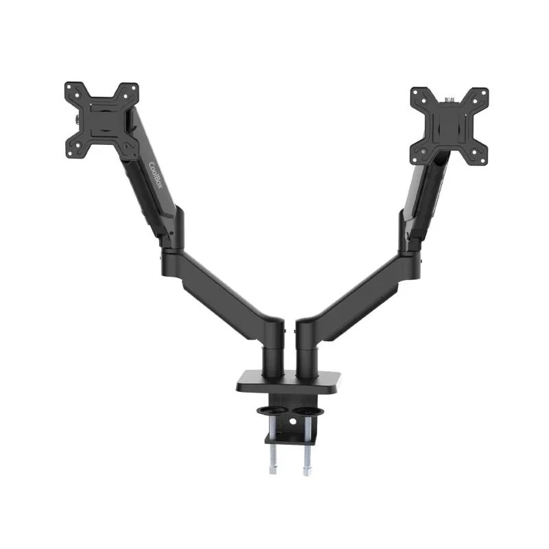 [AISATV0421] COOLBOX Soporte dos Monitores Brazo Neumático