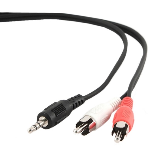 [AISCCI0397] Gembird Cable Audio 3.5mm(M) a 2 RCA(M) 2.5 Mts