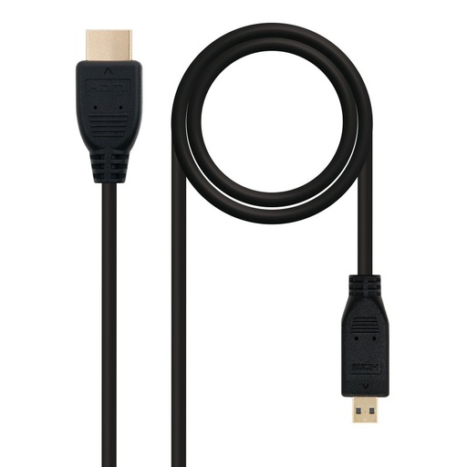 [AISCCI0455] Nanocable Cable Micro HDMI 1.4  A/M-D/M 0.8 M